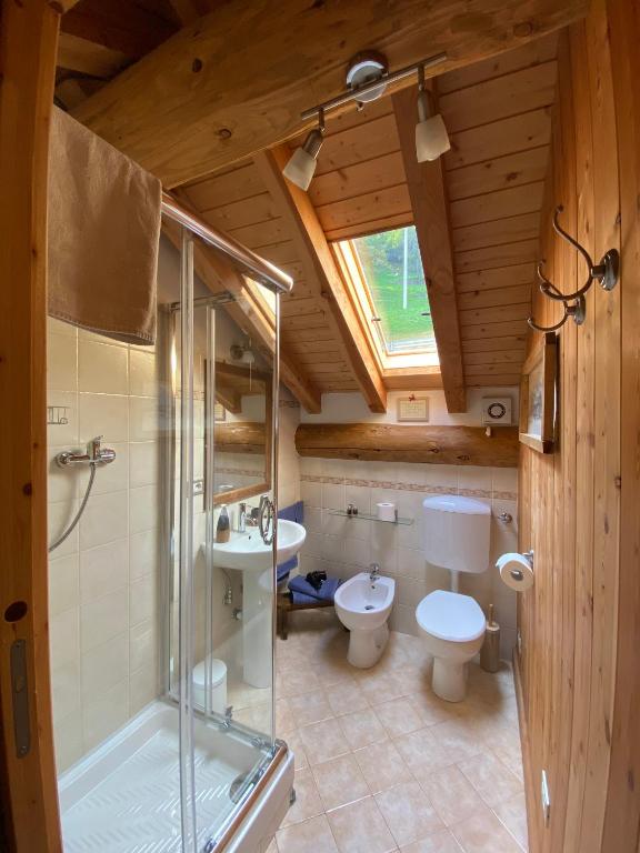 Koupelna v ubytování B&B Marcellina