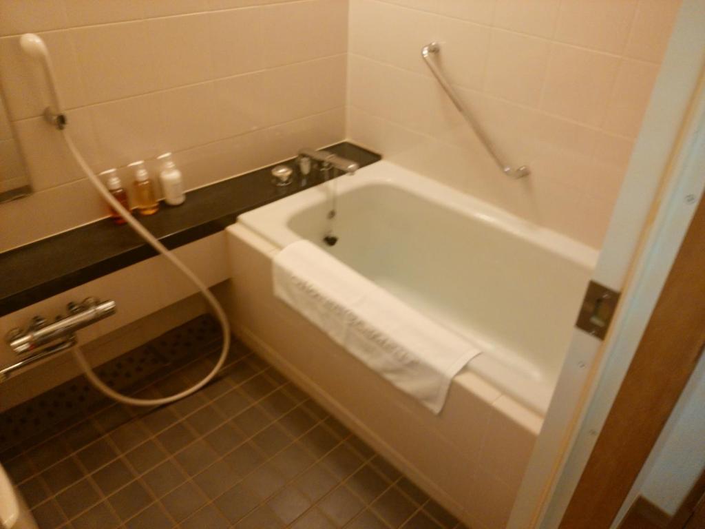 Koupelna v ubytování JR Hotel Clement Tokushima