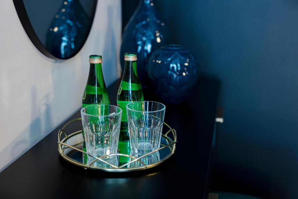 Nápoje v ubytovaní Apartamenty STUDIO