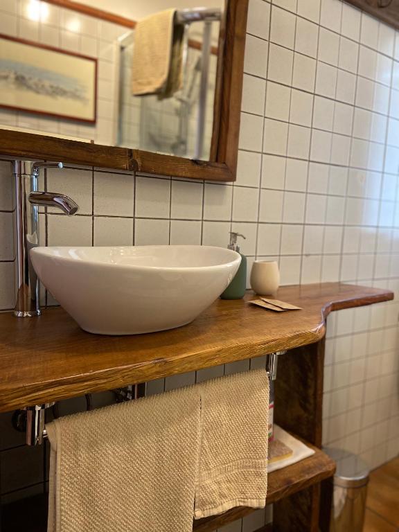 Koupelna v ubytování B&B Marcellina