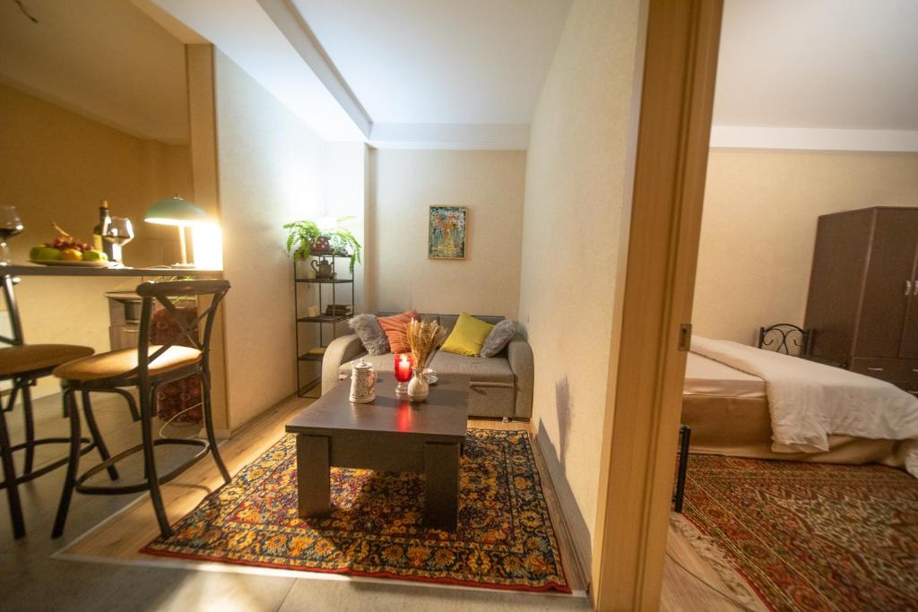 Кровать или кровати в номере Chalet Papa Basili
