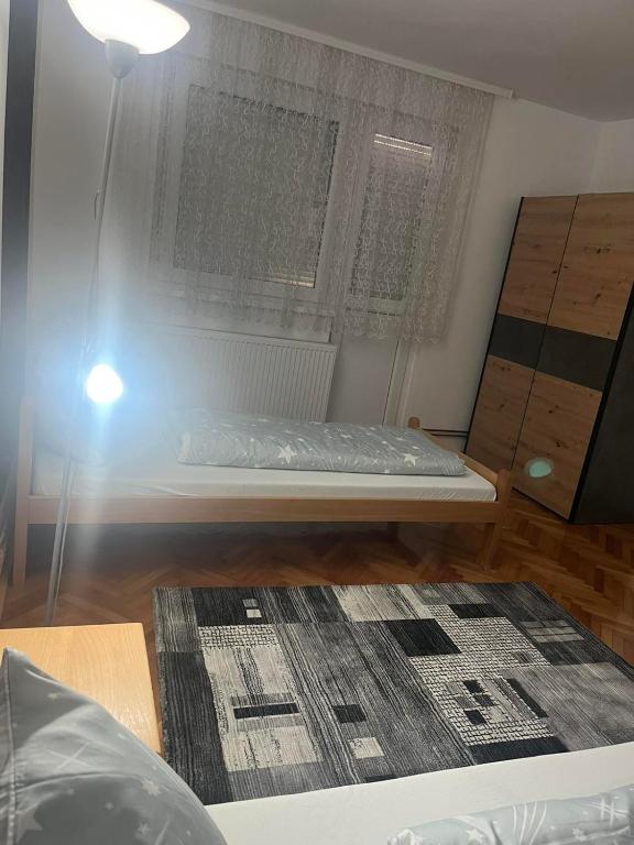 Postel nebo postele na pokoji v ubytování Lana