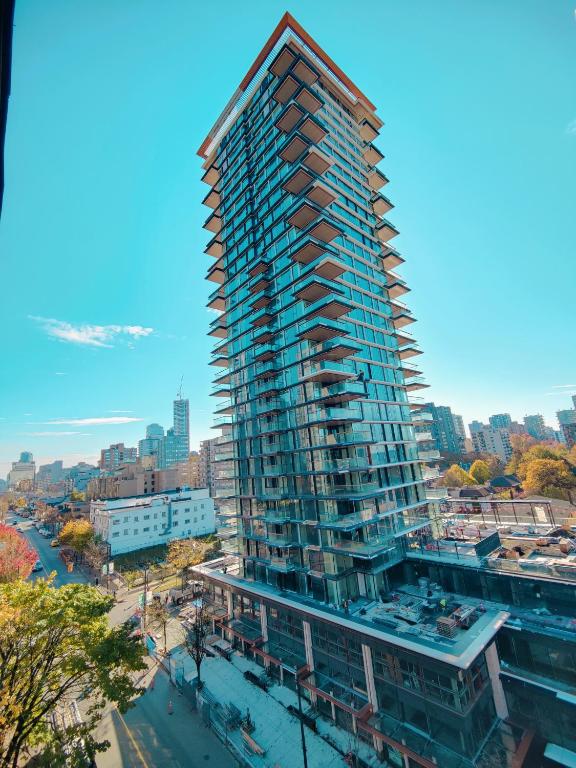 Nespecifikovaný výhled na destinaci Vancouver nebo výhled na město při pohledu z aparthotelu
