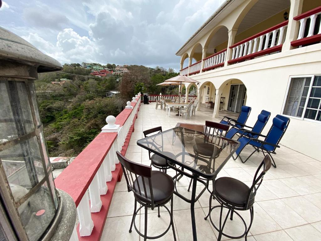 Balkón nebo terasa v ubytování Paradise Villa
