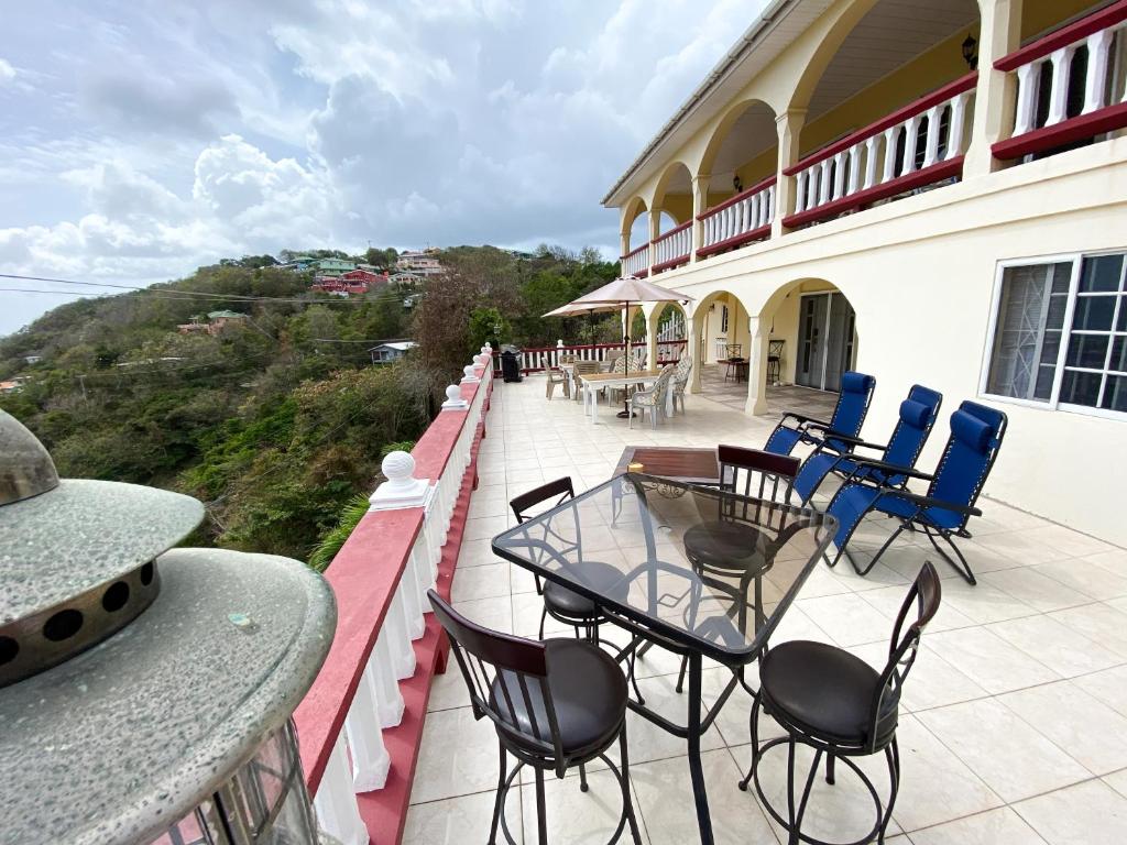 Balkón nebo terasa v ubytování Paradise Villa