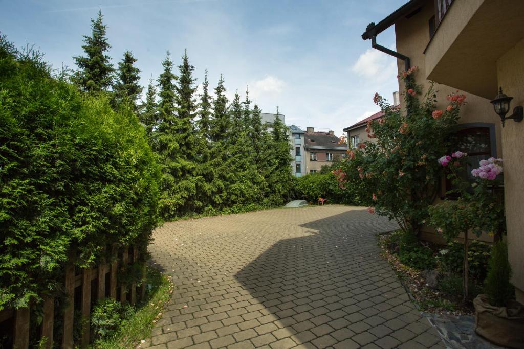 Zahrada ubytování Pension Centrum