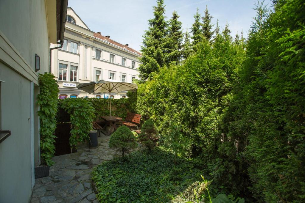 Zahrada ubytování Pension Centrum