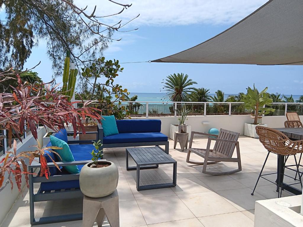 Γενική θέα στη θάλασσα ή θέα στη θάλασσα από  αυτό το διαμέρισμα