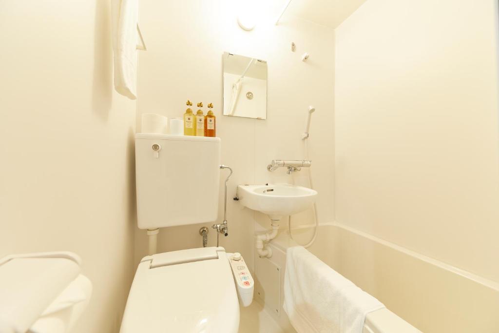 Koupelna v ubytování Y&Y NAMBA HOTEL Osaka