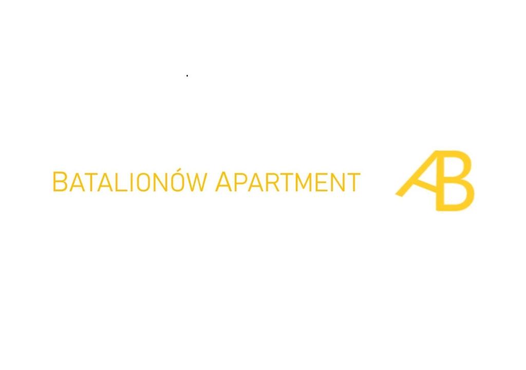 a logo for a bathroom appliance appliance replacement company at Batalionów Apartment in Warszawa