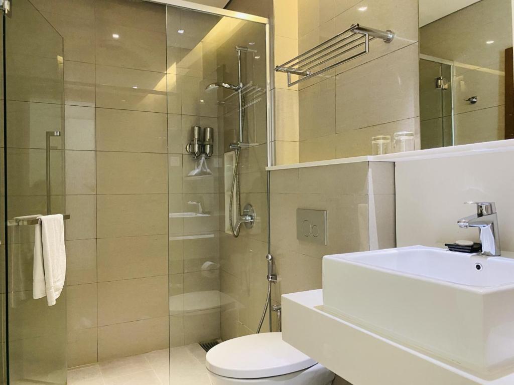 Koupelna v ubytování Tribeca Serviced Hotel by Millennium