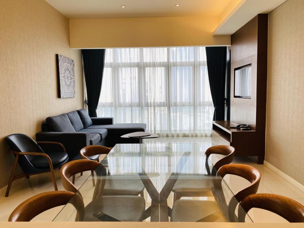 Posezení v ubytování Tribeca Serviced Hotel by Millennium