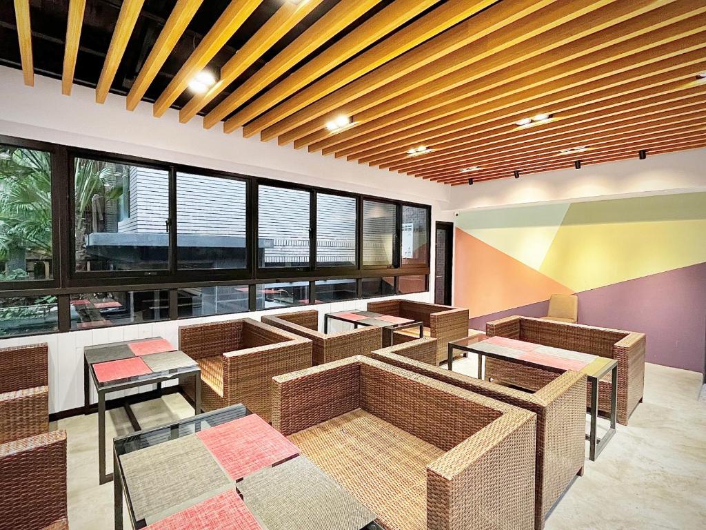 Posezení v ubytování Vasty Jiaoxi Hotel