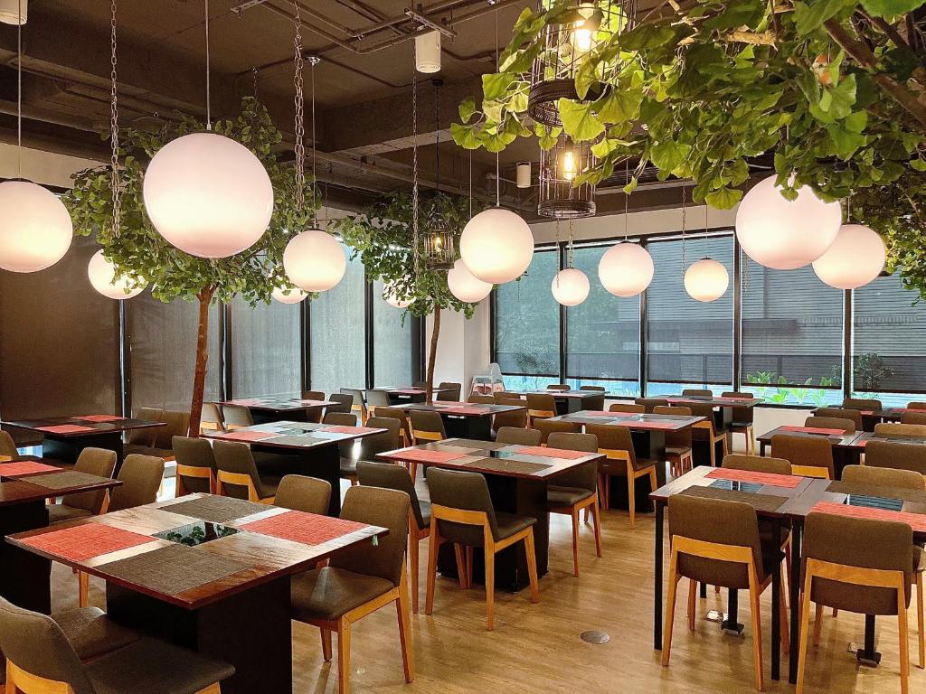 Restaurace v ubytování Vasty Jiaoxi Hotel