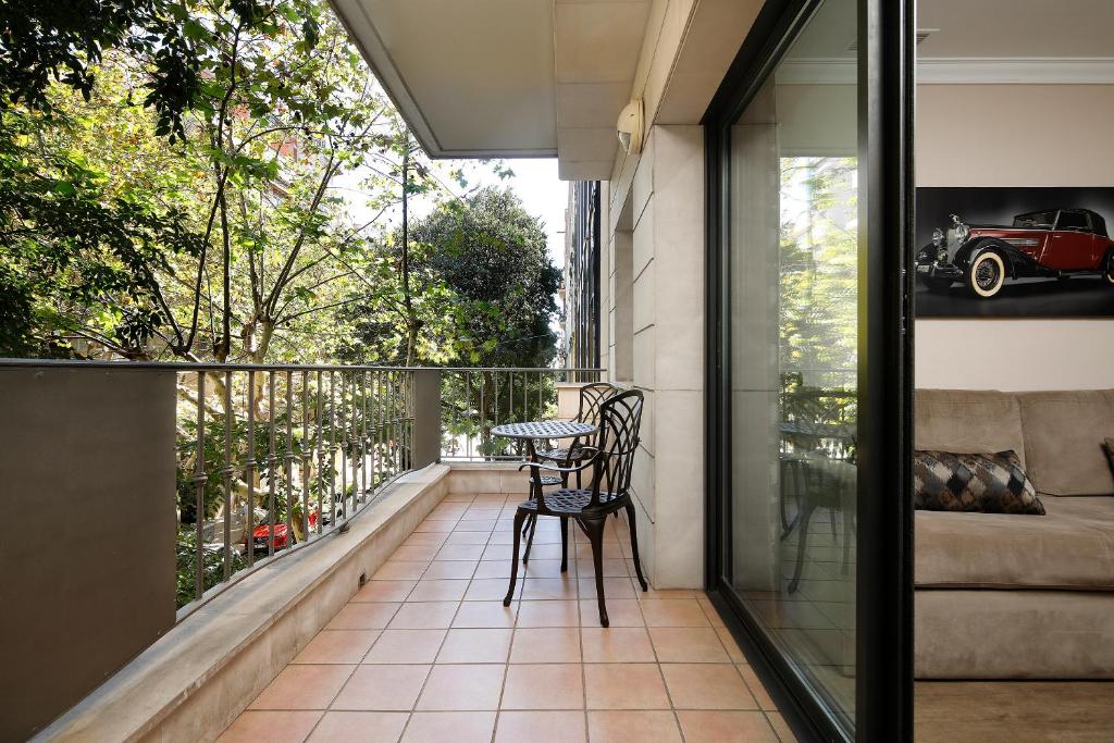 Balkón alebo terasa v ubytovaní Apartaments-Hotel Hispanos 7 Suiza