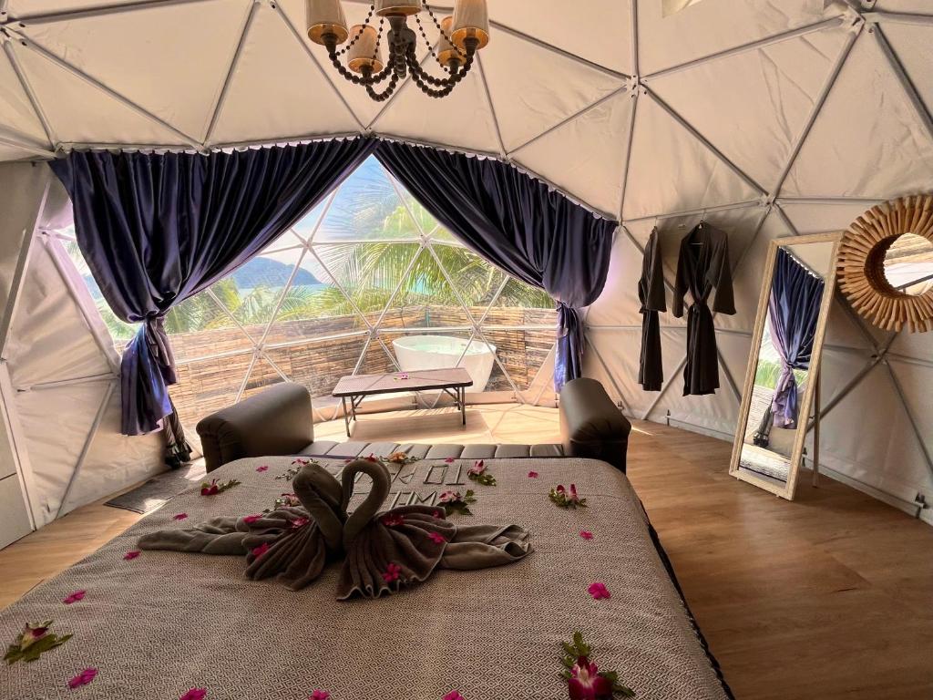 Posezení v ubytování Phuket Signature Glamping