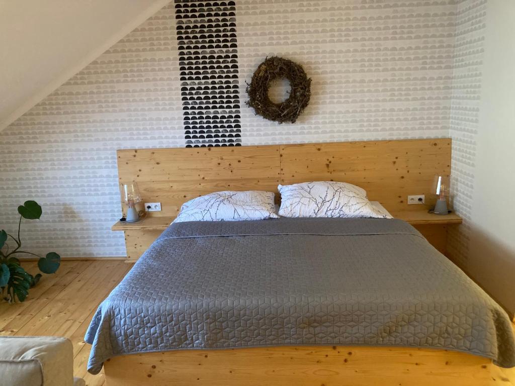 Postel nebo postele na pokoji v ubytování Apartmány Štěpánkova 85
