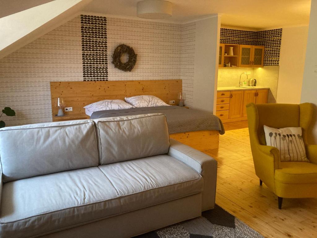 Posezení v ubytování Apartmány Štěpánkova 85