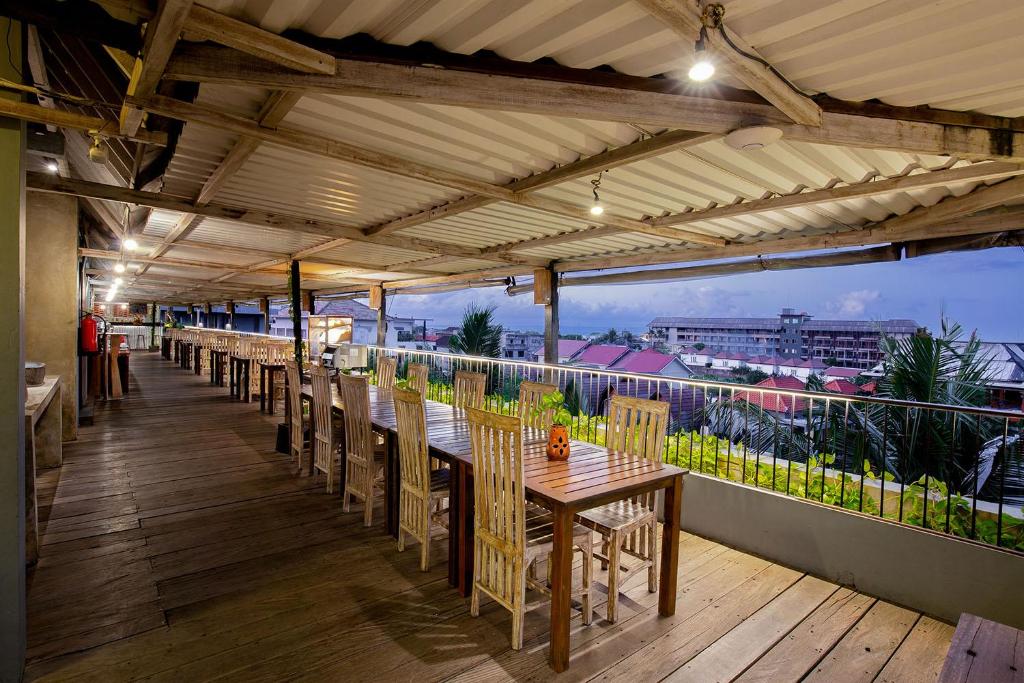 Balkón nebo terasa v ubytování FRii Bali Echo Beach