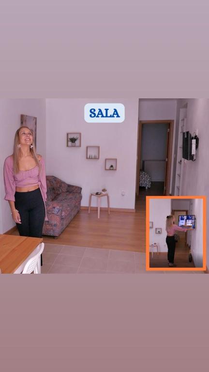 TV a/nebo společenská místnost v ubytování Cantinho da Bia - Alojamento Local