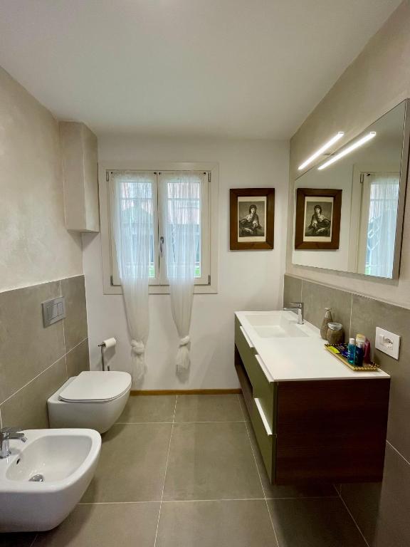 Koupelna v ubytování B&B Villa Tersius