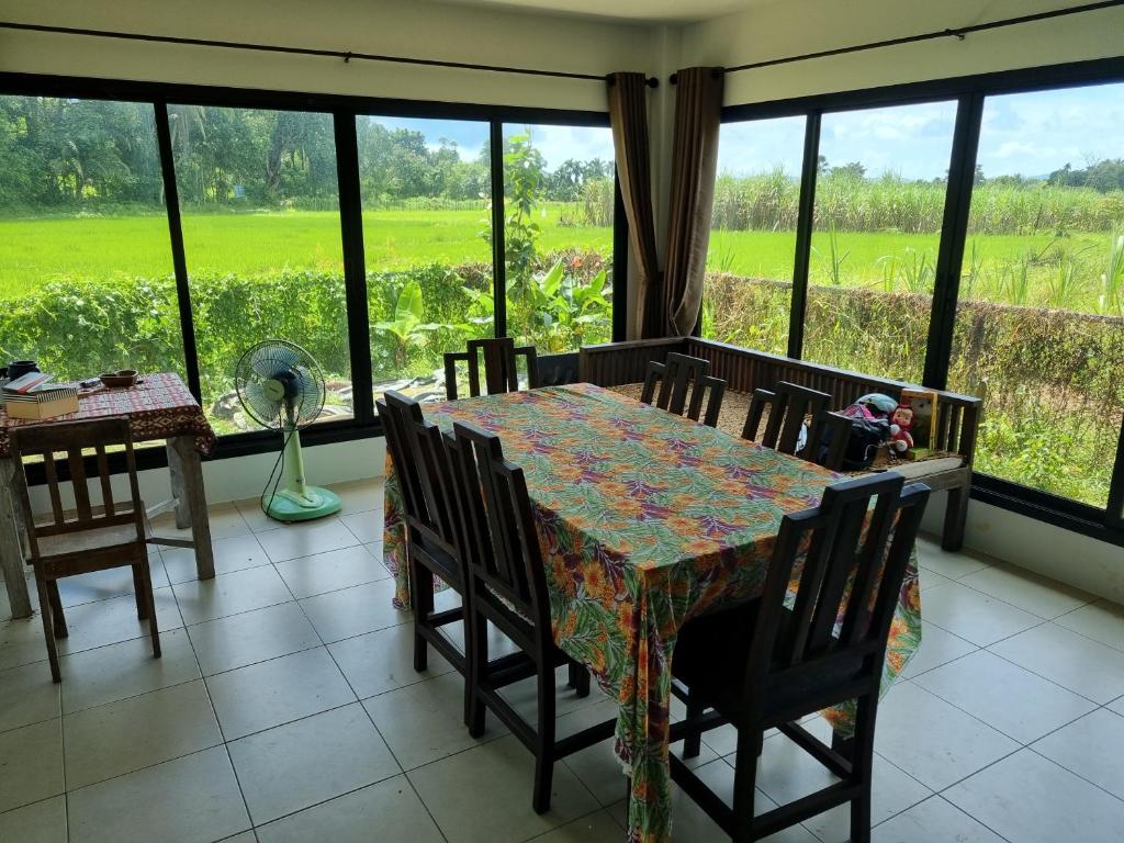 Zahrada ubytování BaanBaan Homestay