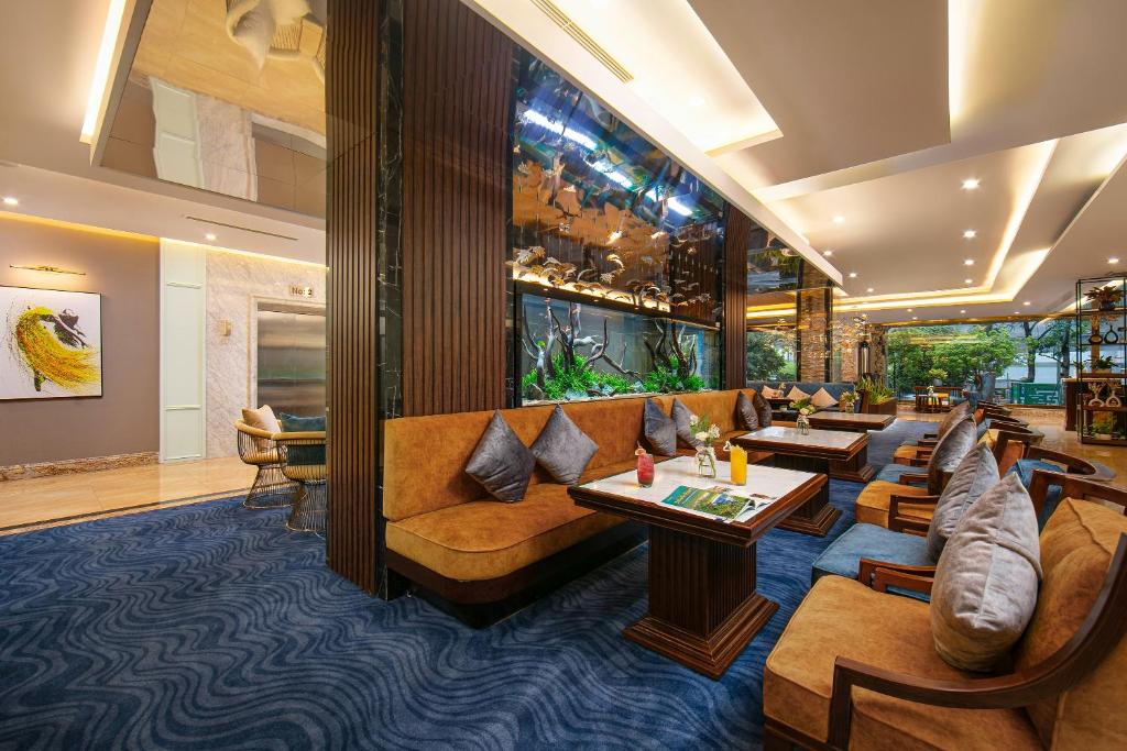 Posezení v ubytování Gloud Hotel