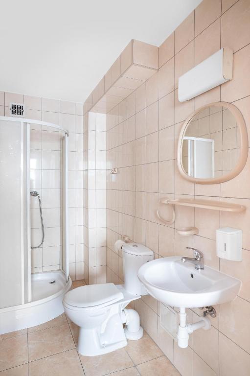Kúpeľňa v ubytovaní Hotel Alf