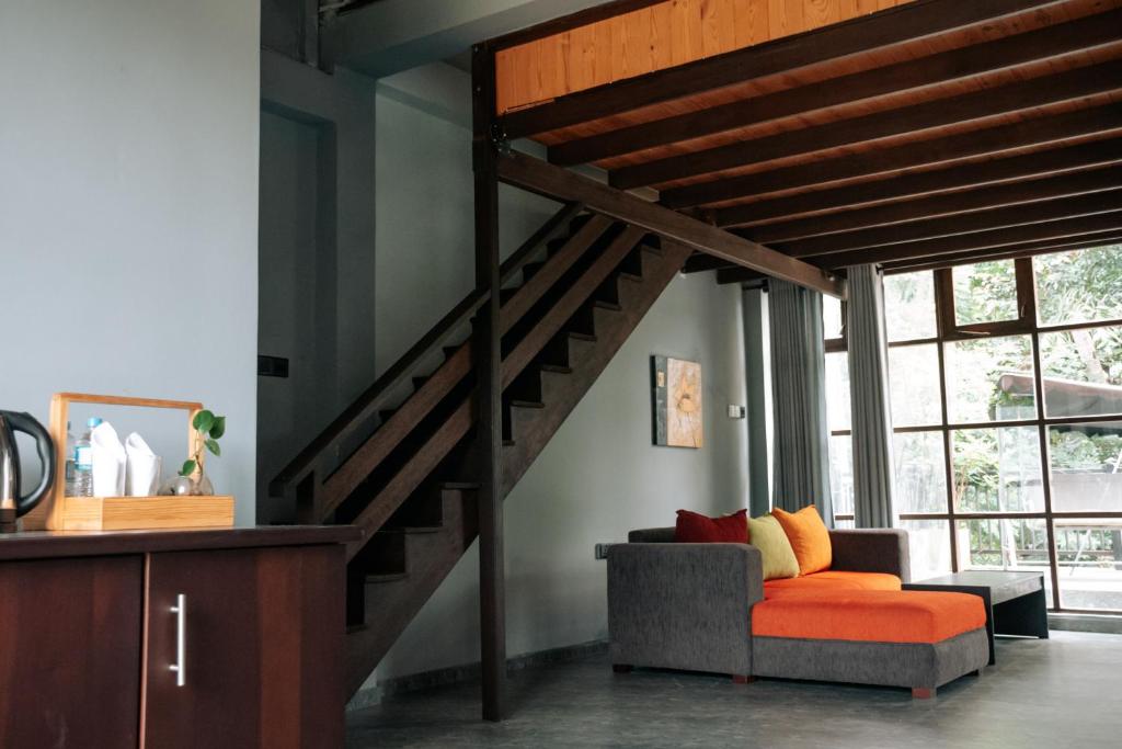 Posezení v ubytování Amanzi Residence