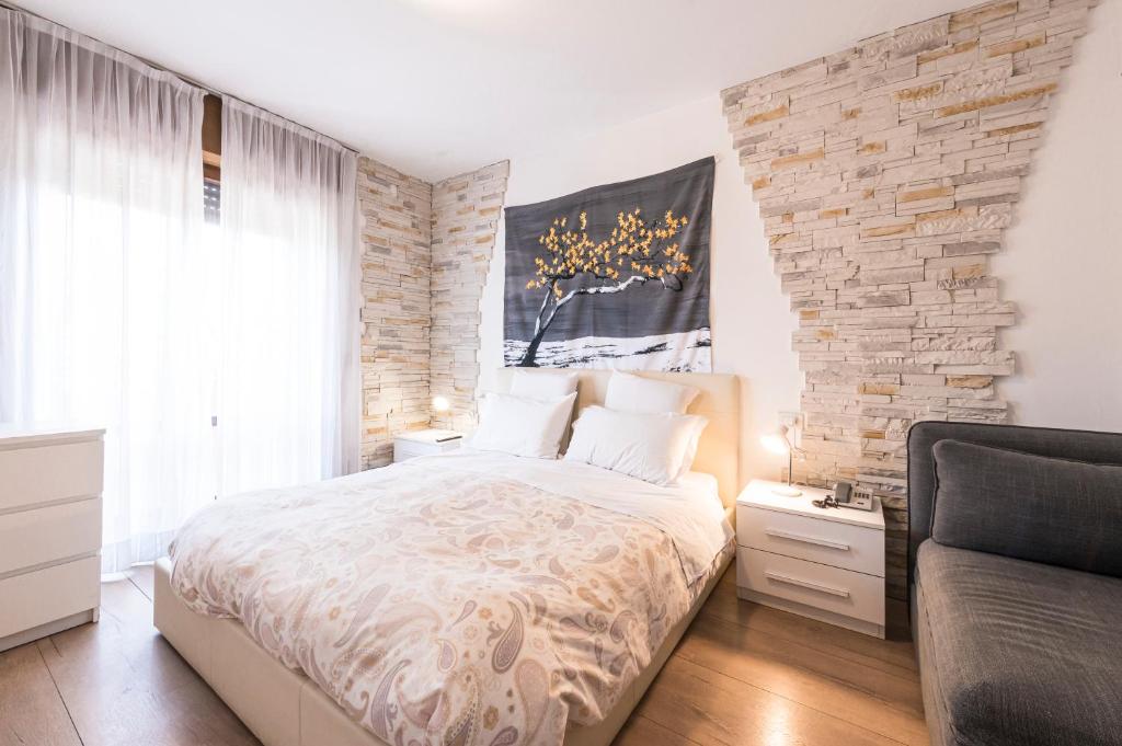 Postel nebo postele na pokoji v ubytování Hotel Vescovi