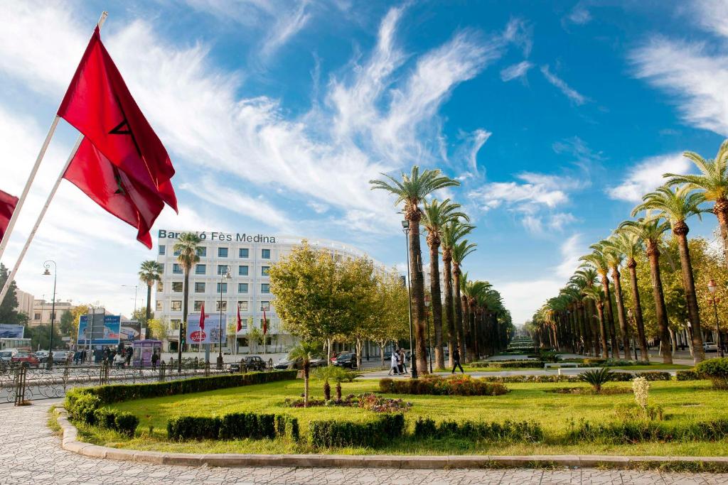 Jardin de l'établissement Barceló Fès Medina