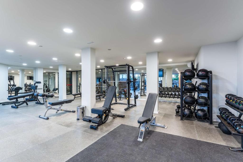 Fitness centrum a/nebo fitness zařízení v ubytování Barceló Lanzarote Active Resort