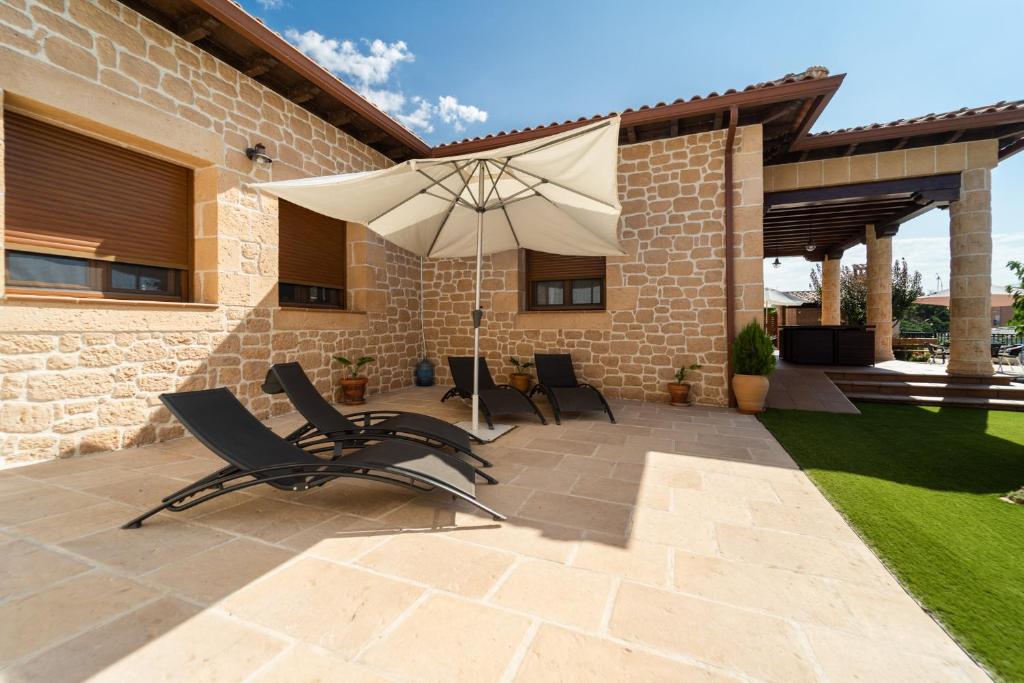 Patio nebo venkovní prostory v ubytování Casa Rural Alvaro