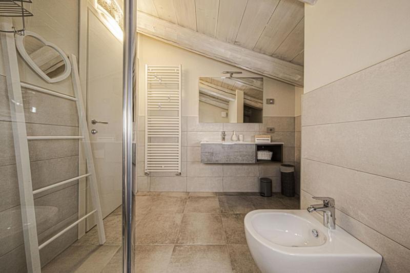 Koupelna v ubytování B&B Ca' Bernai