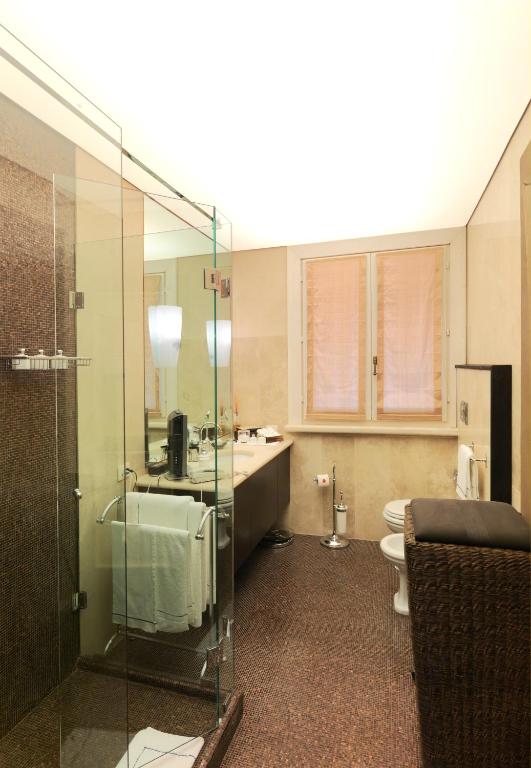 Koupelna v ubytování Casa Vissani