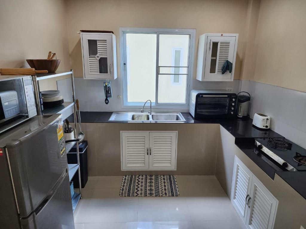 Kuchyň nebo kuchyňský kout v ubytování Villa for rent