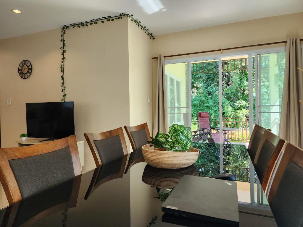 TV a/nebo společenská místnost v ubytování Villa for rent