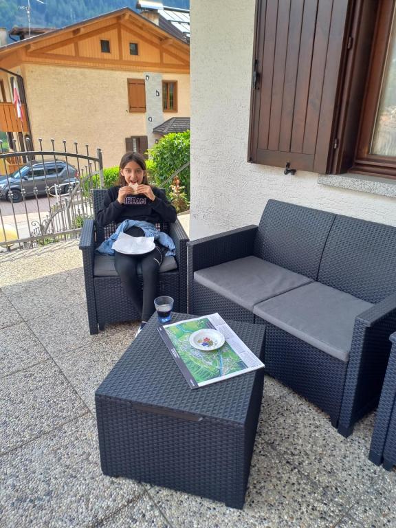 Posezení v ubytování B&B Piazzi di Katia