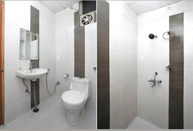 Koupelna v ubytování HOTEL HAYAT RESIDENCY