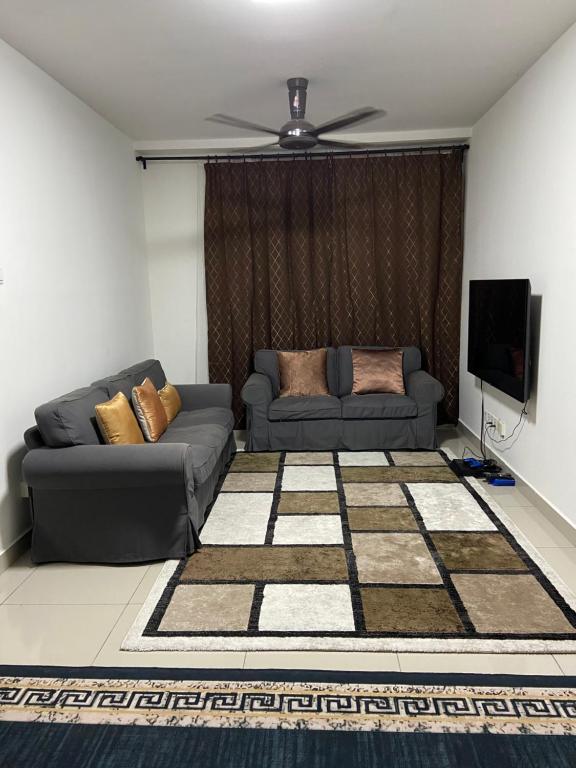 Posezení v ubytování Apartment Putrajaya Presint 16