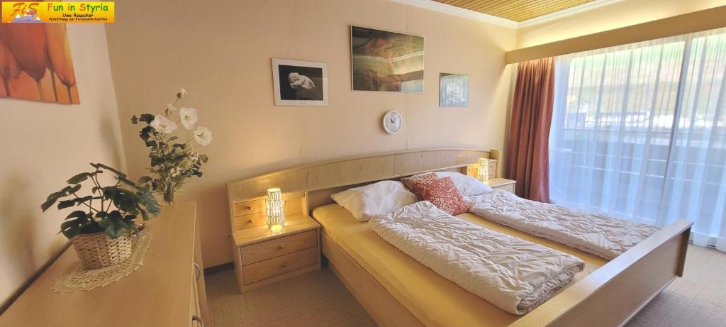 Krevet ili kreveti u jedinici u okviru objekta Apartment Almkogel by FiS - Fun in Styria