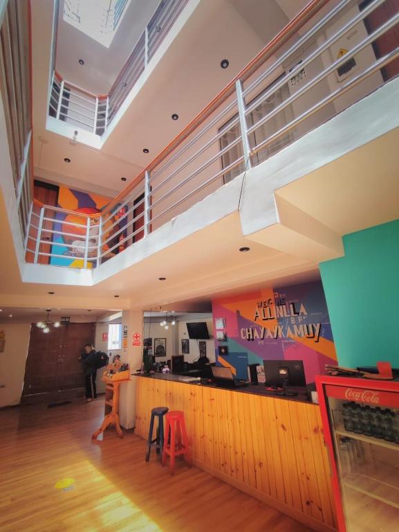 Kuchyň nebo kuchyňský kout v ubytování Magic Packer Hostel