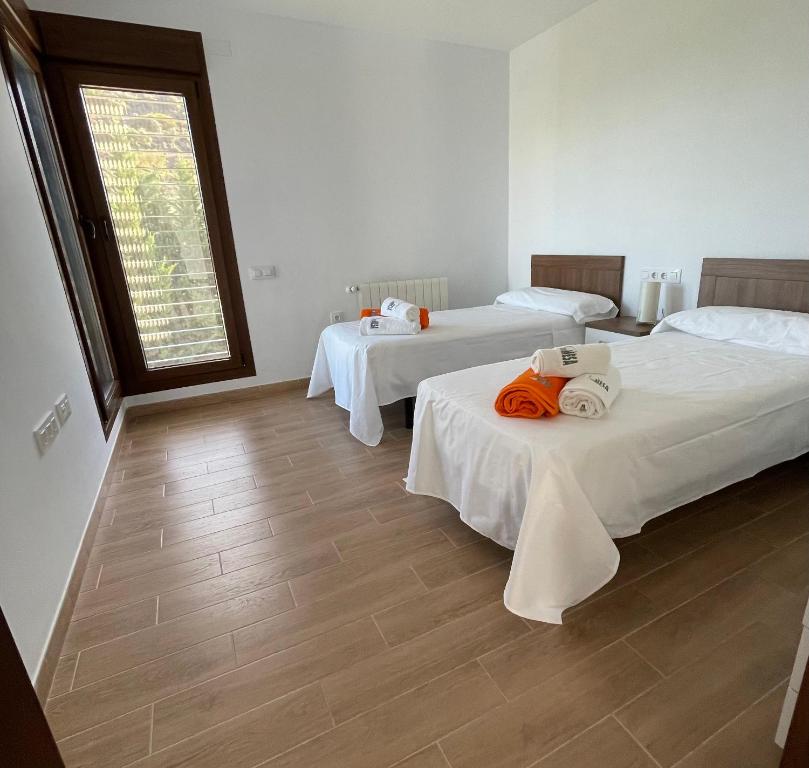 Postel nebo postele na pokoji v ubytování LA MESA