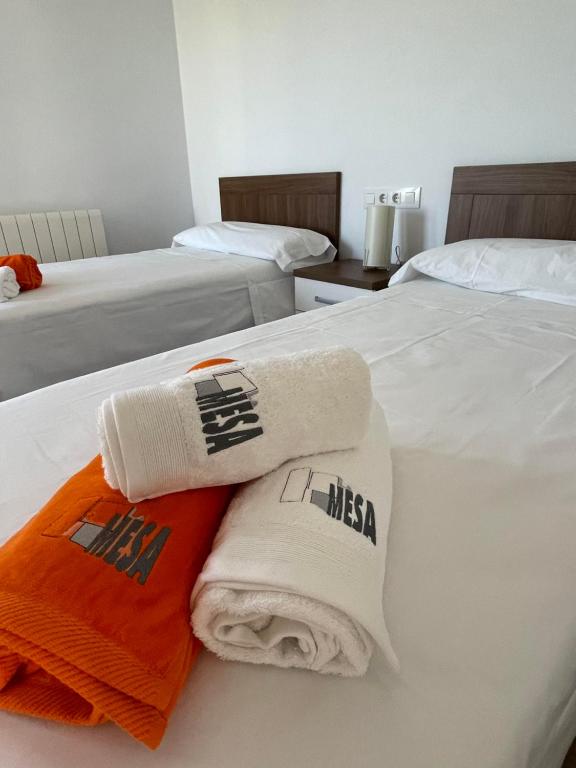 Postel nebo postele na pokoji v ubytování LA MESA