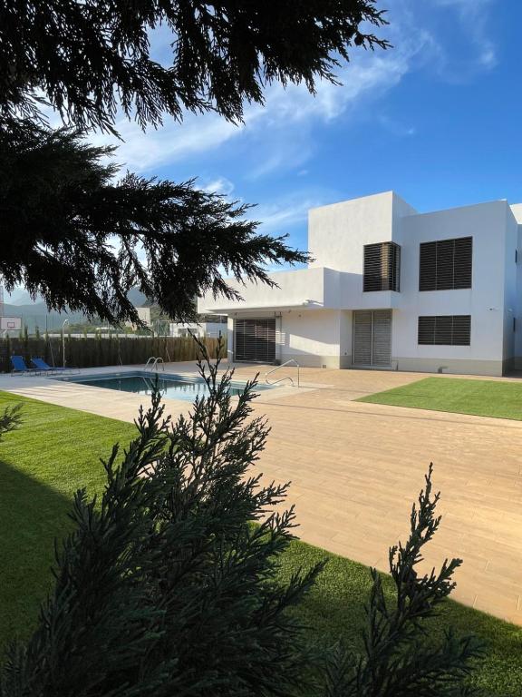 Budova, kde se vila nachází