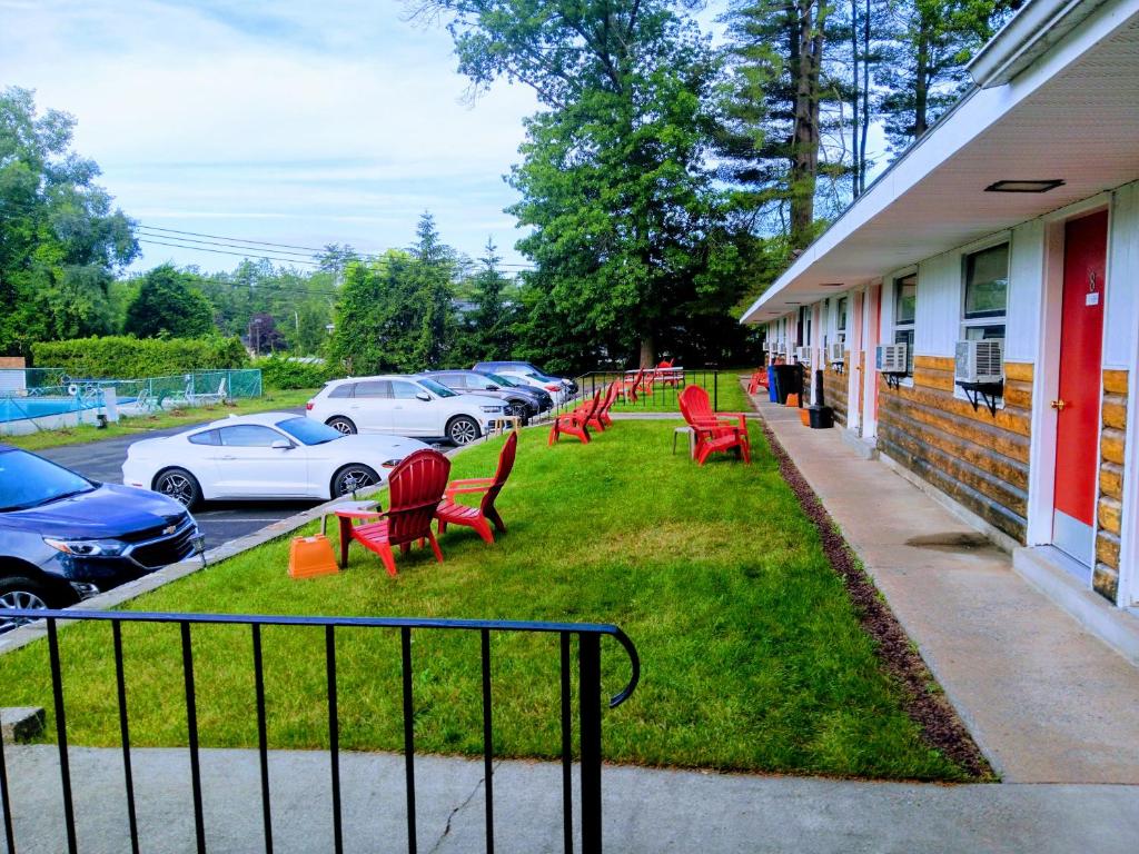 Zahrada ubytování Robin Hood Motel