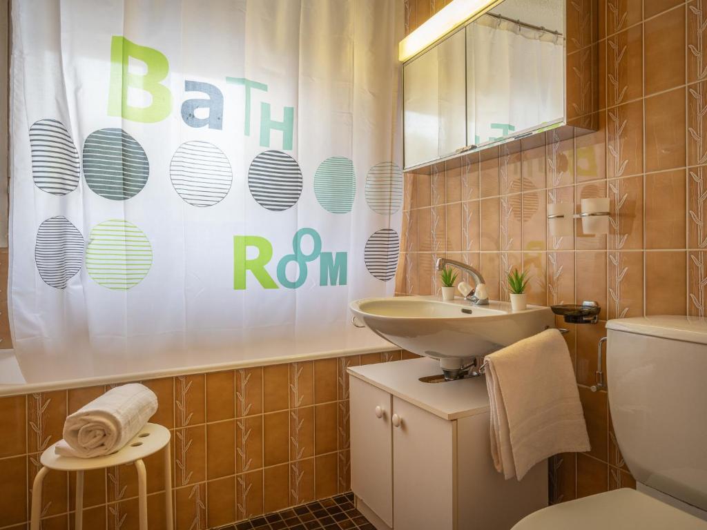 Koupelna v ubytování Apartment Beau Site No 21 by Interhome