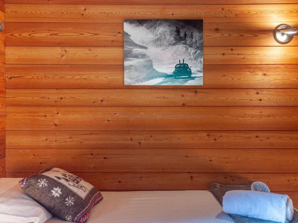 Postel nebo postele na pokoji v ubytování Chalet Sebas by Interhome