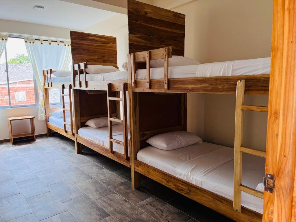 Postel nebo postele na pokoji v ubytování Merakai Hostel Rincon del Mar