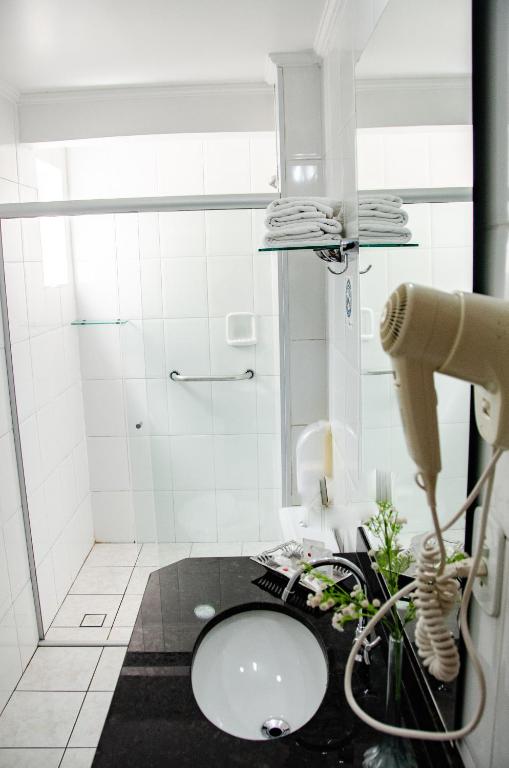 Koupelna v ubytování Hotel Ferraz